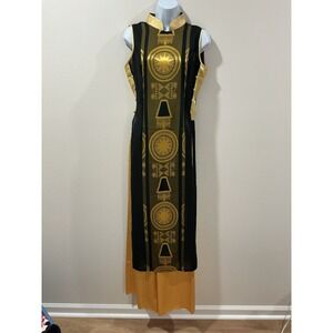 Kim Kai Ao Dai Vietnamese Dress With Pants Size L Oriental 100% Silk Traditional